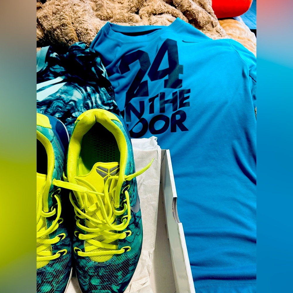 Nike “ Kobe Bundle” 2 Tees/ Kobe Easter Sneakers - image 2